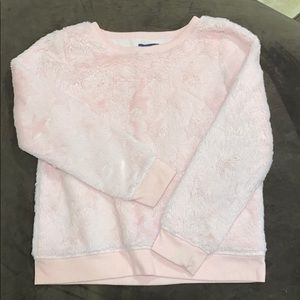 Children’s Place fuzzy pink sweatshirt